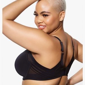 Felina Black Side Smoothing Bra